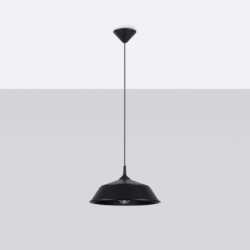 Lampa wisząca FRIKA czarna SOLLUX SL.1328