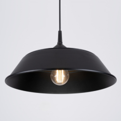 Lampa wisząca FRIKA czarna SOLLUX SL.1328