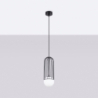 Lampa wisząca BRINA 1 czarna SOLLUX SL.1332