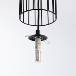 Lampa wisząca BRINA 1 czarna SOLLUX SL.1332