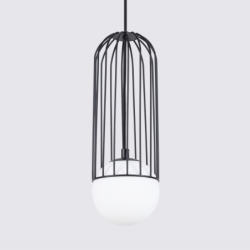 Lampa wisząca BRINA 1 czarna SOLLUX SL.1332