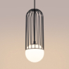 Lampa wisząca BRINA 1 czarna SOLLUX SL.1332