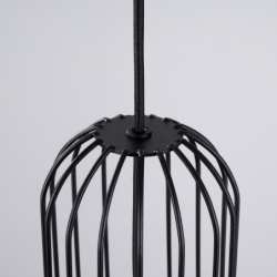 Lampa wisząca BRINA 1 czarna SOLLUX SL.1332