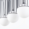 Lampa wisząca BRINA 3L czarna SOLLUX SL.1334