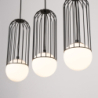 Lampa wisząca BRINA 3L czarna SOLLUX SL.1334