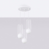 Lampa wisząca BRINA 3P biała SOLLUX SL.1335