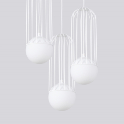 Lampa wisząca BRINA 3P biała SOLLUX SL.1335