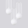 Lampa wisząca BRINA 3P biała SOLLUX SL.1335