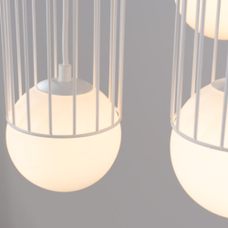 Lampa wisząca BRINA 3P biała SOLLUX SL.1335
