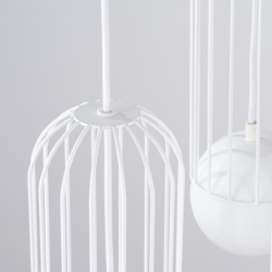 Lampa wisząca BRINA 3P biała SOLLUX SL.1335