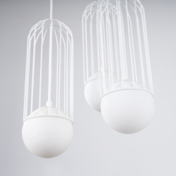 Lampa wisząca BRINA 3P biała SOLLUX SL.1335