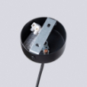 Lampa wisząca ARCHE 1 czarna SOLLUX SL.1338