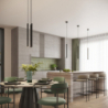 Lampa wisząca ARCHE 3P czarna SOLLUX SL.1341