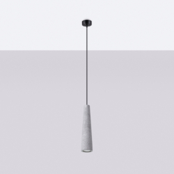 Lampa wisząca ELECTRA beton SOLLUX SL.1347
