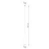 Lampa wisząca ELECTRA beton SOLLUX SL.1347