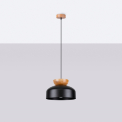 Lampa wisząca MARION czarna SOLLUX SL.1351