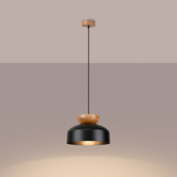 Lampa wisząca MARION czarna SOLLUX SL.1351