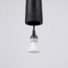 Lampa wisząca ELECTRA czarna beton SOLLUX SL.1355