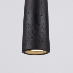 Lampa wisząca ELECTRA czarna beton SOLLUX SL.1355