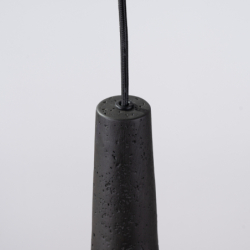 Lampa wisząca ELECTRA czarna beton SOLLUX SL.1355