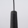 Lampa wisząca ELECTRA czarna beton SOLLUX SL.1355