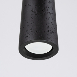 Lampa wisząca ELECTRA czarna beton SOLLUX SL.1355