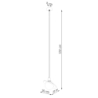 Lampa wisząca HYPERION 1 biały SOLLUX SL.1356