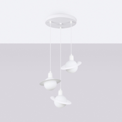 Lampa wisząca HYPERION 3P biały SOLLUX SL.1357