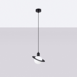 Lampa wisząca HYPERION 1 czarny SOLLUX SL.1358