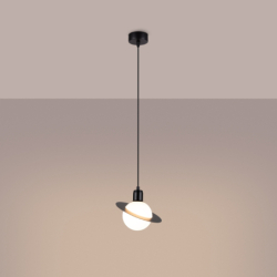 Lampa wisząca HYPERION 1 czarny SOLLUX SL.1358