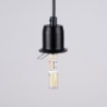Lampa wisząca HYPERION 1 czarny SOLLUX SL.1358