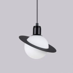Lampa wisząca HYPERION 1 czarny SOLLUX SL.1358