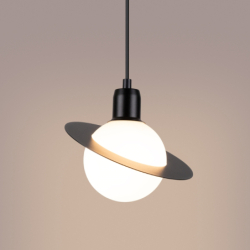Lampa wisząca HYPERION 1 czarny SOLLUX SL.1358