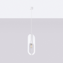Lampa wisząca NICUS 1 biała SOLLUX SL.1360