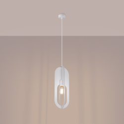 Lampa wisząca NICUS 1 biała SOLLUX SL.1360