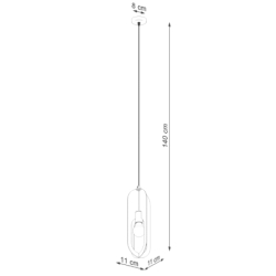 Lampa wisząca NICUS 1 biała SOLLUX SL.1360