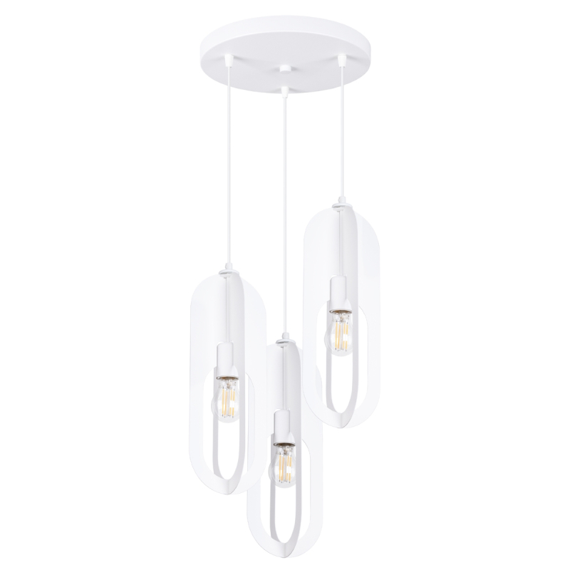 Lampa wisząca NICUS 3P biała SOLLUX SL.1361