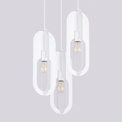 Lampa wisząca NICUS 3P biała SOLLUX SL.1361