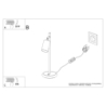 Lampa biurkowa WINX czarny/złoty SOLLUX SL.1389