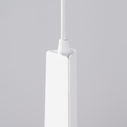 Lampa wisząca PRYSM 1 biała SOLLUX SL.1397