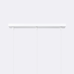 Lampa wisząca PRYSM 3L biała SOLLUX SL.1399