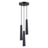 Lampa wisząca PRYSM 3P czarna SOLLUX SL.1401