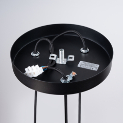 Lampa wisząca PRYSM 3P czarna SOLLUX SL.1401
