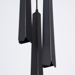 Lampa wisząca PRYSM 3P czarna SOLLUX SL.1401