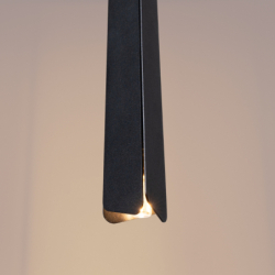 Lampa wisząca PRYSM 3L czarna SOLLUX SL.1402