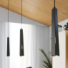 Lampa wisząca PRYSM 3L czarna SOLLUX SL.1402