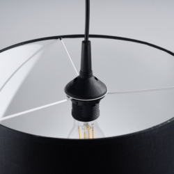 Lampa wisząca NOVA 30 czarna SOLLUX SL.1405