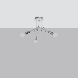 Żyrandol LOOP 3 chrom SOLLUX SL.1440