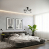 Kinkiet LEVAR czarny SOLLUX SL.1454
