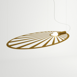 Lampa wisząca LEHDET złota THORO TH.001ZL